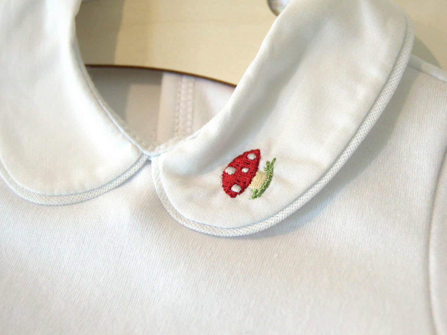 Mushroom Embroidery Bodysuit