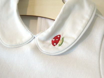 Mushroom Embroidery Bodysuit